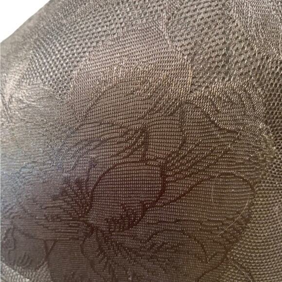 Cacique Lightly Lined No Wire Bra Gray Floral Size 44DD - Picture 5 of 8